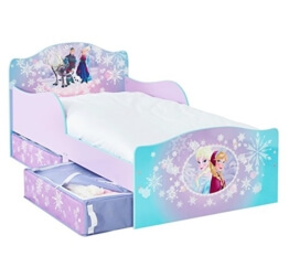 Disney Frozen Kinderbett mit Seitenteile und Stoffschubladen 509FRN