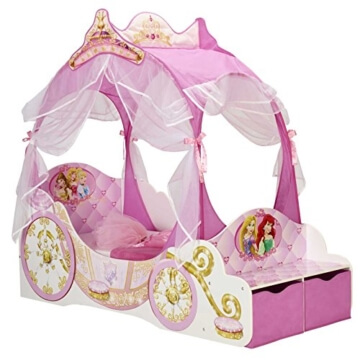 Disney Princess Carriage Kleinkind Bett + Voll Gefederte Matratze