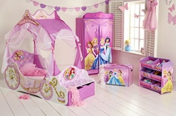Disney Princess Kutsche Bett für Kleinkinder mit Aufbewahrungsschublade