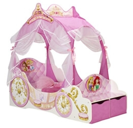 Disney Princess Kutsche Bett für Kleinkinder mit Aufbewahrungsschublade