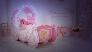 Prinzessin bett beleuchtet