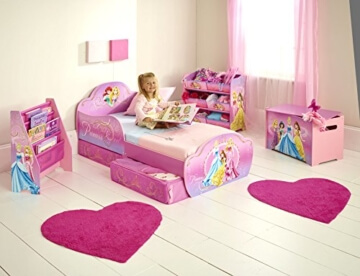 Disney Prinzessin Kleinkinderbett mit Unterbettkommode