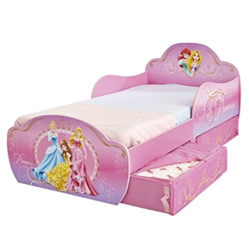 Disney Prinzessin Kleinkinderbett mit Unterbettkommode