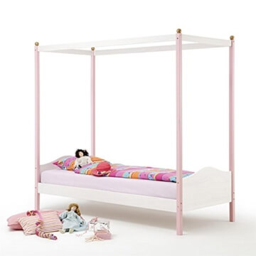 Prinzessin Himmelbett Kinderbett ISABELLA massiv