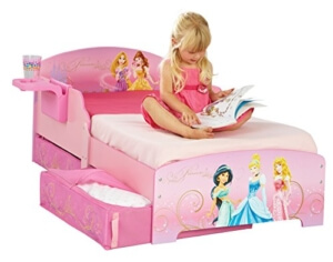 Worlds Apart 499DIR Disney Princess Kinderbett mit Aufbewahrung und Nachtisch