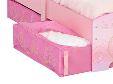 Prinzessin bett Stauraum