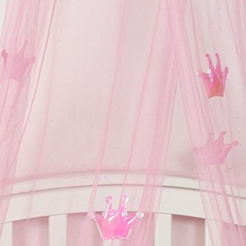 Betthimmel gesetzt Mädchen Betthimmel Kronprinzessin, 30cm x 230cm, rosa