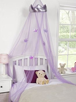 Betthimmel, Prinzessin, Moskitonetz, Kinderschlafzimmer, Lila