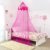Pink Bed Canopy mit Satin-Panel